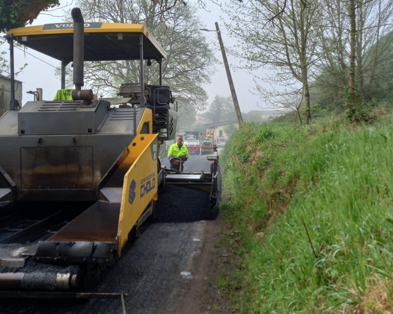 Comeza a mellora da estrada provincial que une Barbadelo e Vilei, en Sarria