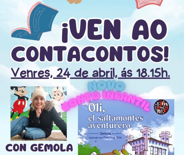 Este 24 de abril desde as 18:15h cita coa literatura infantil na Biblioteca de Chantada