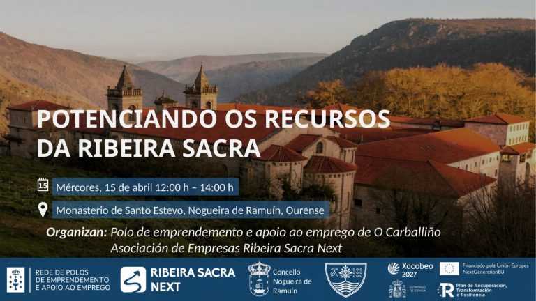 A Asociación de Empresas Ribeira Sacra Next colabora cos polos de emprendemento da Ribeira Sacra para dinamizar o territorio