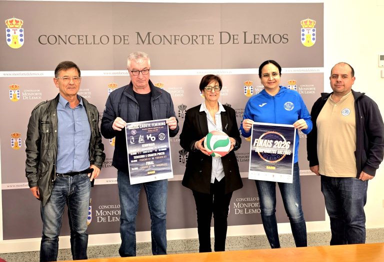 Monforte acolle o 18 de abril a final do Campionato Galego Feminino de Vólei Cadete
