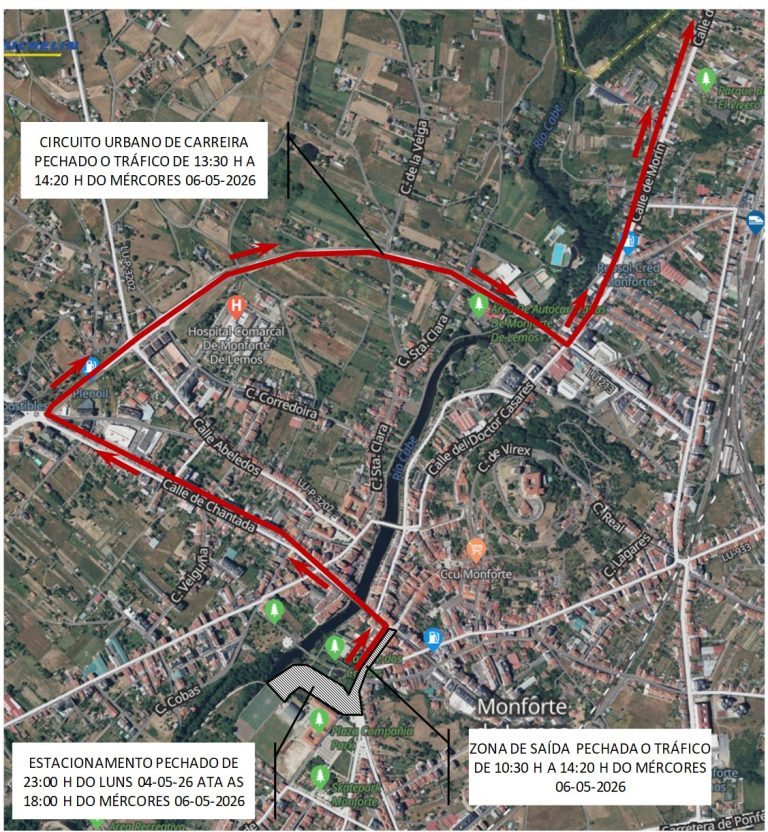 Dispositivo especial para a saída da 4ª Etapa de ‘La Vuelta Femenina’ desde Monforte