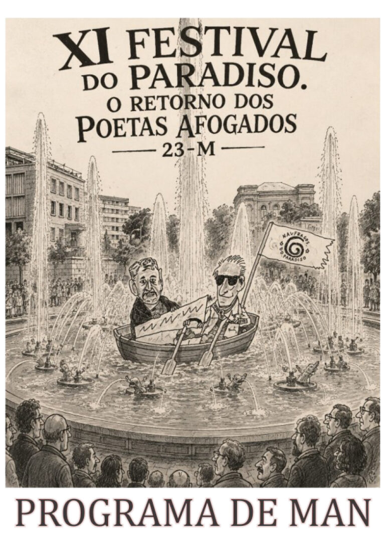 O 23 de maio, XI Festival do Paradiso co retorno dos poetas afogados