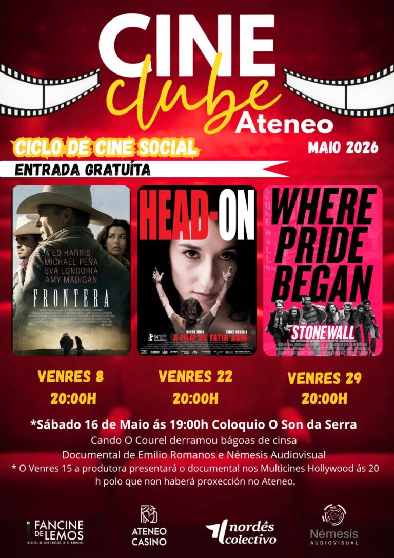 Cine social na programación de maio do Cineclub Ateneo