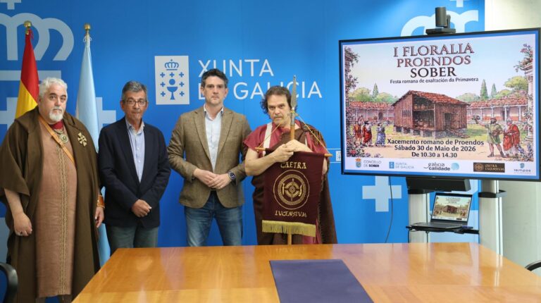 O 30 de maio festa romana en Proendos coa celebración da I Floralia para poñer en valor este xacemento