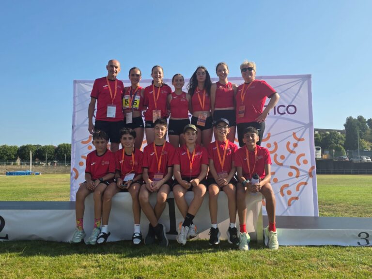 Gran actuación do Club Atletismo A Gándara nos Xogos do Eixo Atlántico