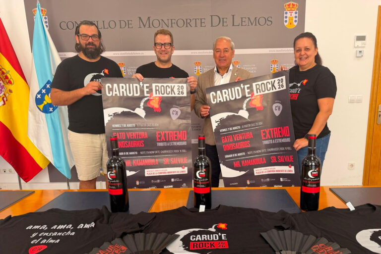 O IX Carude Rock chega á Praza da Compañía os días 7 e 8 de agosto