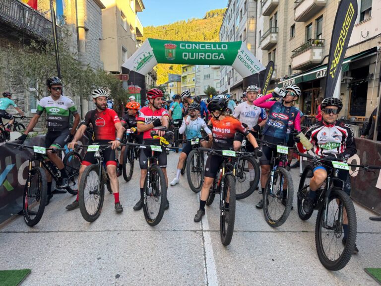 Éxito de participación e de organización na II Quiroga Bike Marathon
