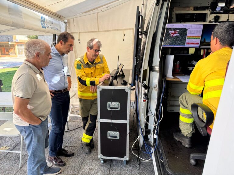 Estabilizado o incendio forestal de Quiroga