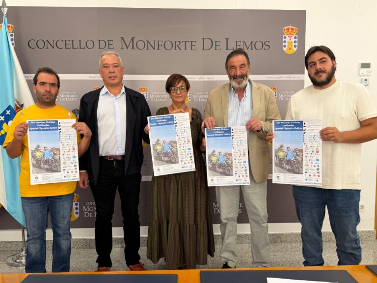 Monforte daralle a saída á XIV Marcha Ciclista Unificada de Special Olympics