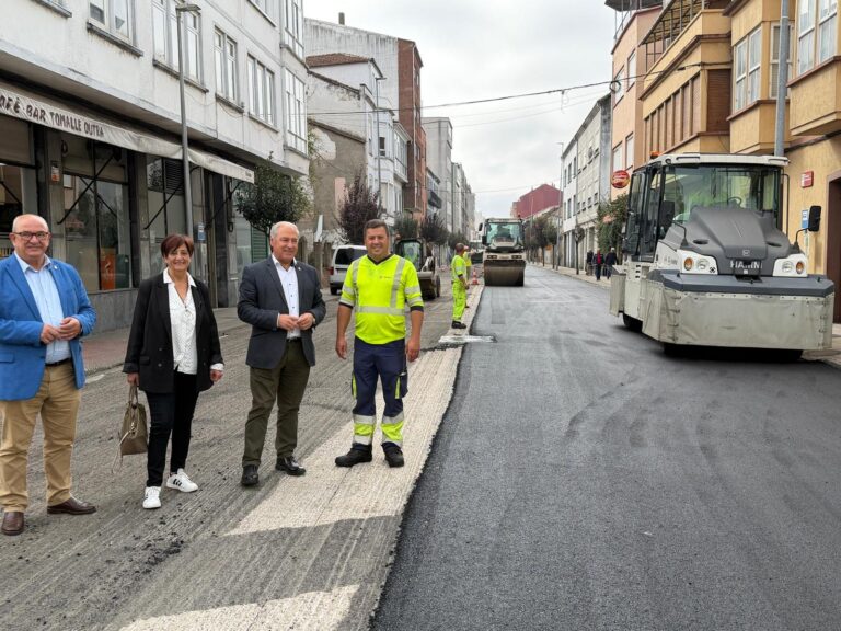 Remata a pavimentación da rúa Calvo Sotelo de Monforte cun investimento de 183.000€