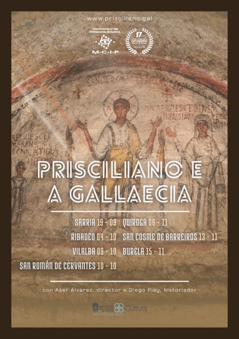 O 6 de novembro proxéctase en Quiroga “Prisciliano e a Gallaecia”